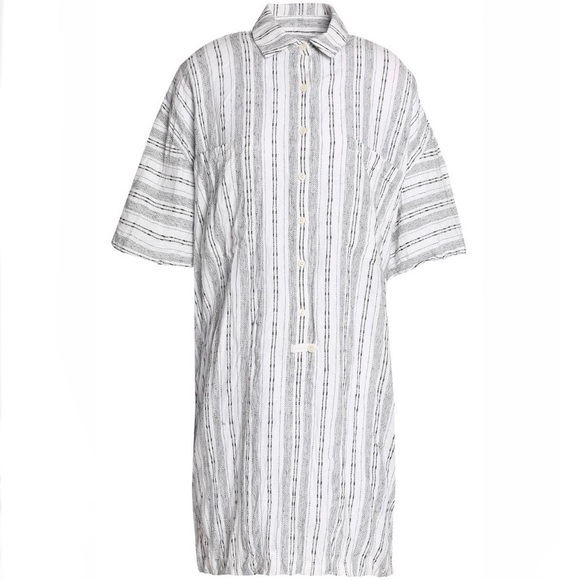 Derek Lam Linen Shirt Dress - Picture 3 of 4